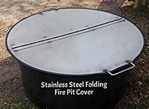 You must need to use a durable cover while storing your fire pit. Folding Round Corrosion Resistant Stainless Steel Fire Pit ...