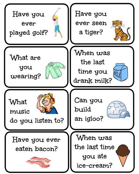 Printable Conversation Cards