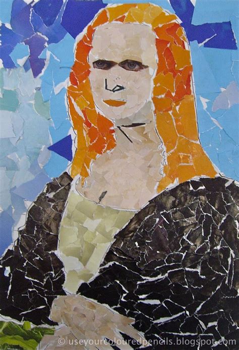 These Mostly Unfinished Mona Lisa Collages Were Made By A Group Of