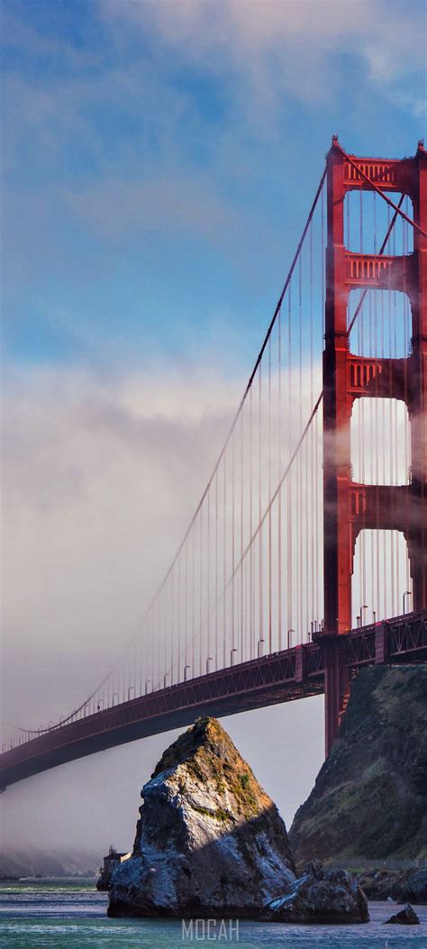 267866 Misty View Of The Golden Gate Bridge In San Francisco Foggy