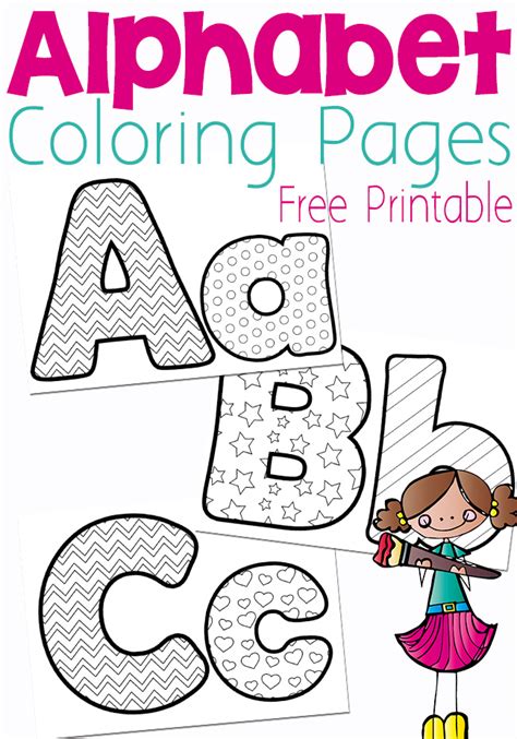 Even though coloring in is a great hobby when you are by yourself, you can also do it with friends as a social activity. Free Printable Alphabet Coloring Pages - Money Saving Mom®
