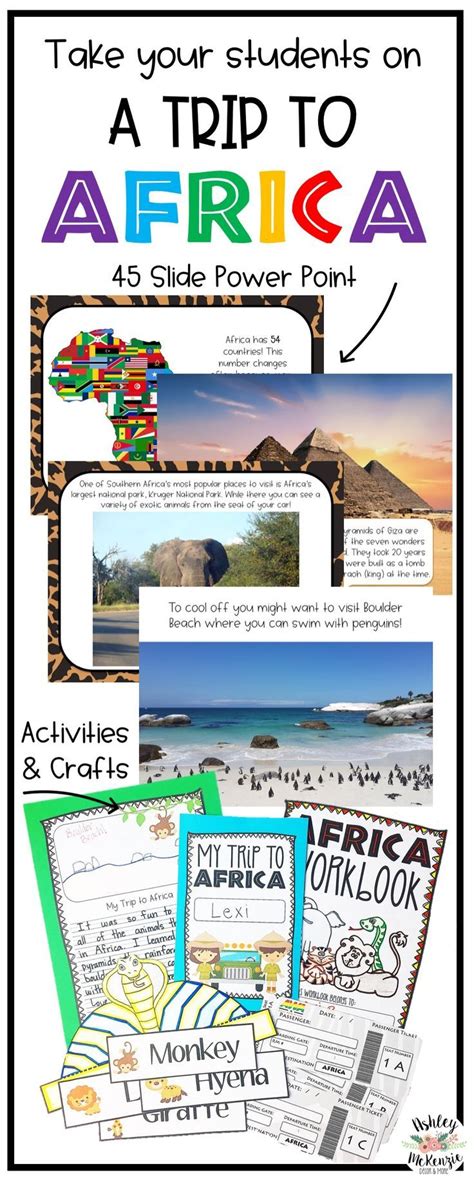 Take Your Students On A Fun Trip To Africa Study The Continent With A