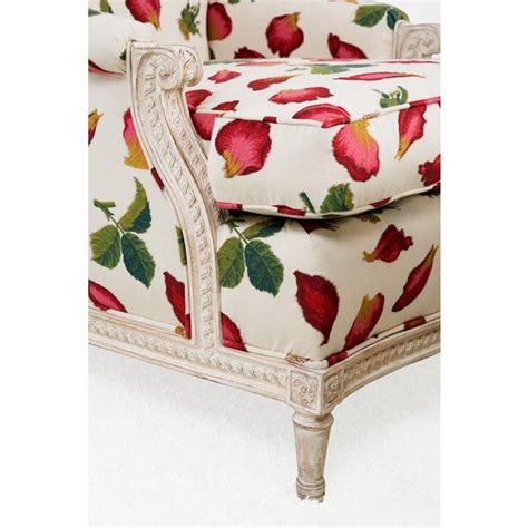 Home > furniture > armchair > halley armchair & ottoman set mt 01 lt. 1990s Louis XVI Style Armchair & Ottoman - Set of 2 | Chairish