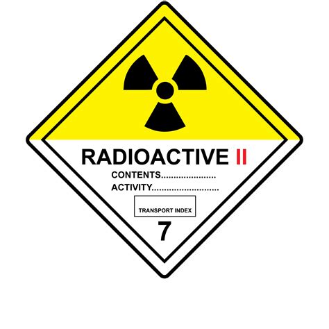 Buy Radioactive 7 Labels Hazard Warning Diamonds