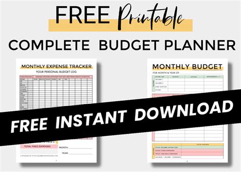 Download This Free Printable Budget Planner For 2023 Pdf