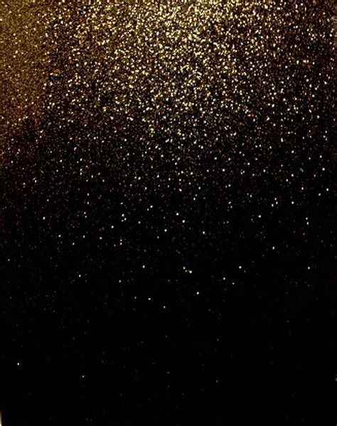 Golden Rain Of Glitter Convites Preto E Dourado Papel De Parede