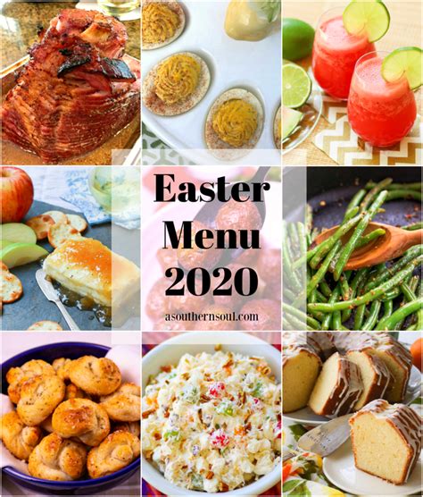 Easter Menu 2020 Easter Dinner Menus Fresh Side Dish Easter Menu