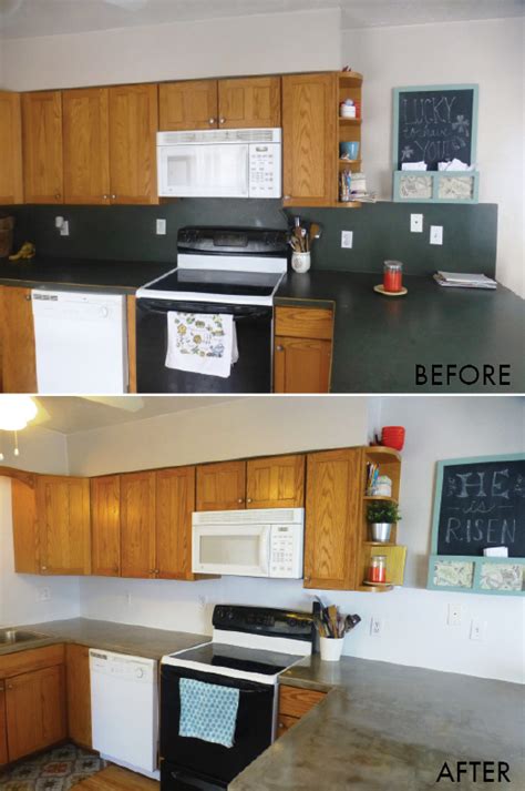 Yay I Made It Diy Concrete Over Laminate Countertops Using Feather