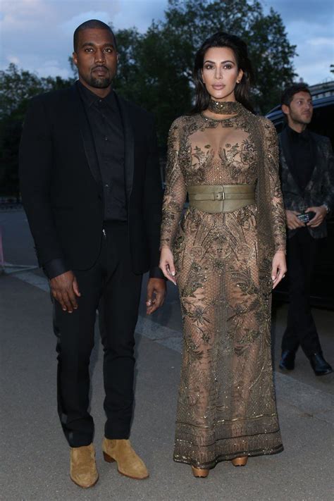 Kim Kardashian Leaves Little To The Imagination During A Fashionable Night Out With Kanye West