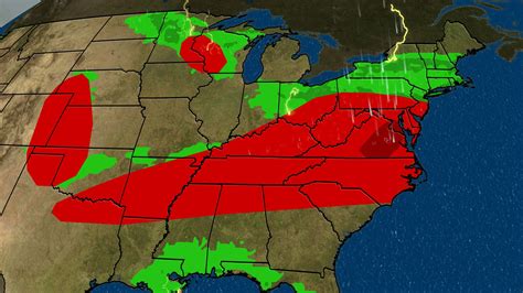 Severe Weather Map For Today Map