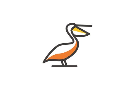 Pelican Logo Design Premium Concept Graphic By Byemalkan · Creative Fabrica