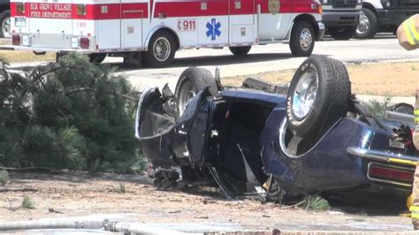 1967 Chevy Camaro Ss Destroyed In Rollover Crash With Boulder And Tree