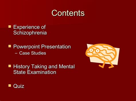 Teaching Project Schizophrenia