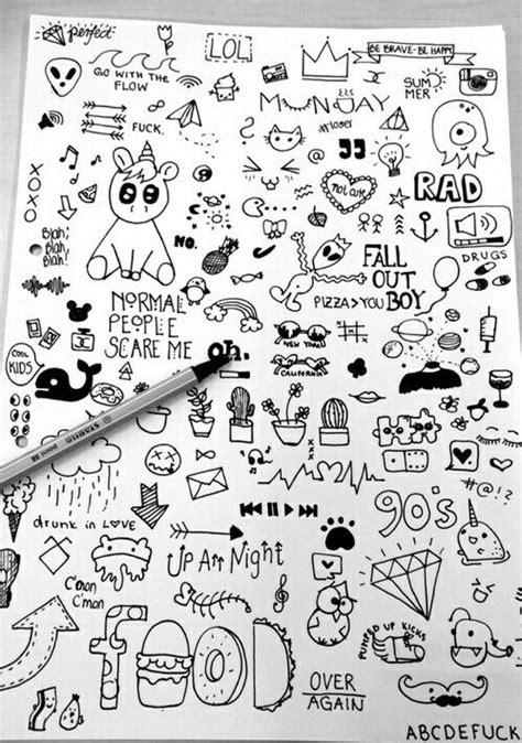 Pin By On Doodles Doodle Drawings Doodle Art Simple Doodles