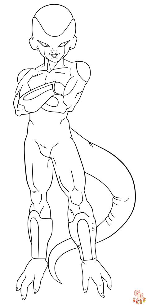Consigue Free Dragon Ball Z Frieza Coloring Pages Imprimible Ahora