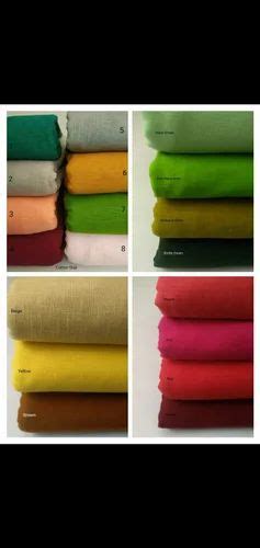 Cotton Pure Slub Plain Solids Multicolour At Rs 68 Meter In Jaipur