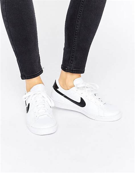 Nike Tennis Classic Trainers In White And Black Asos