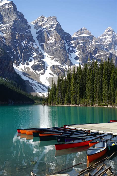 Iconic View Moraine Lake Banff National Park West Coast Traveller