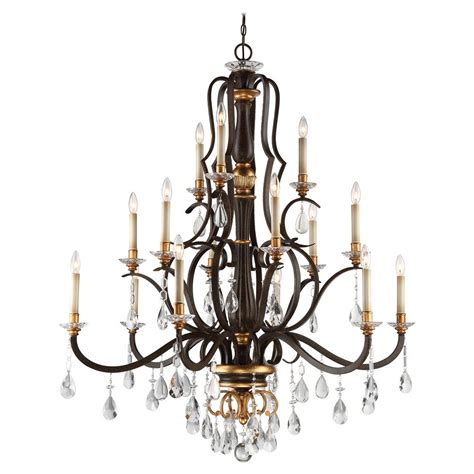 Get free shipping on qualified bronze, crystal chandeliers or buy online pick up in store today in the lighting department. Chateau Nobles Raven Bronze with Sunburst Gold Crystal ...
