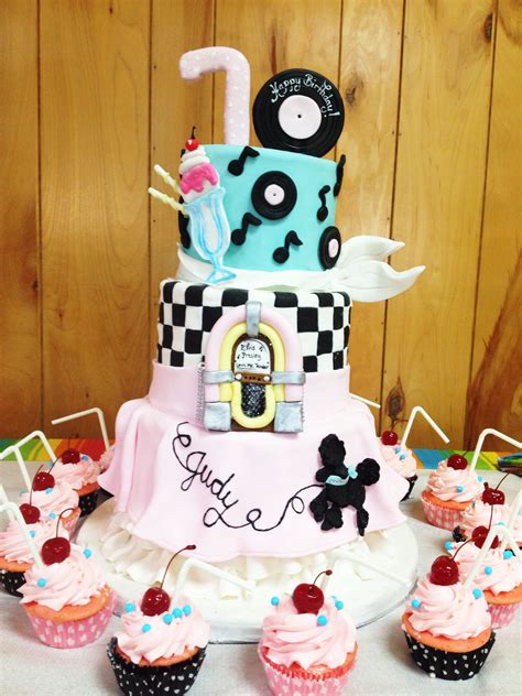 Retro Theme Cake Themed Cakes Cake Desserts