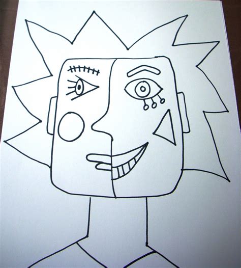 Disegno Pablo Picasso 6 Misti Da Colorare Kulturaupice