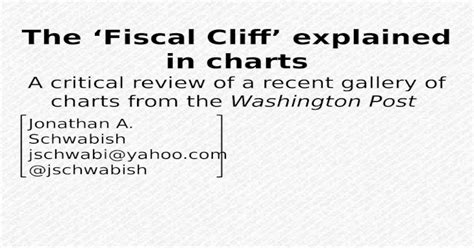 The Fiscal Cliff Explained In Charts Pptx Powerpoint