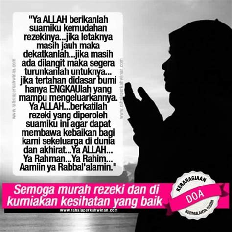 Istri yang bahagia melancarkan rezeki karena. Doa Untuk Suami Lancar Rezeki - Dunia Sosial