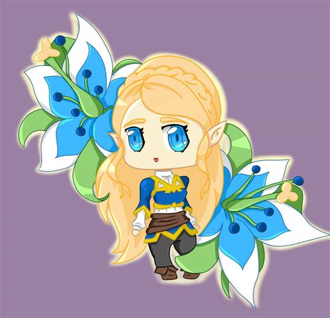 Botw Zelda By Blazingxrose On Deviantart