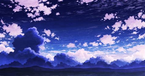 Anime Sky Clouds Mountains Anime Hd Wallpaper Peakpx