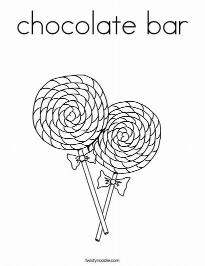 Coloring Chocolate Bar Lollipops Built California Usa