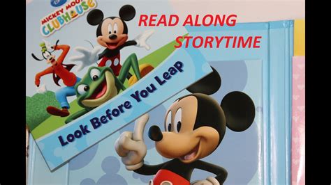 Featuring minnie, donald, goofy, and other classic disney characters! Disney Junior Mickey Mouse Clubhouse 'LOOK BEFORE YOU LEAP ...