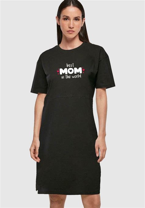 merchcode mothers day best mom in the world orga robe de jour black noir zalando fr