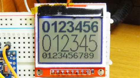 Font Set For Displaying Numbers In Arduino Projects Youtube