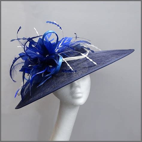 Royal Blue Fascinator Cobalt Blue Fascinator Fascinator Blue