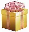 Golden Gift Box PNG Image - PurePNG | Free transparent CC0 PNG Image ...
