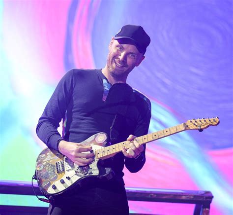 Jonny Buckland Coldplay Ahfod Tour Cardiff 11 July 2017 Coldplay