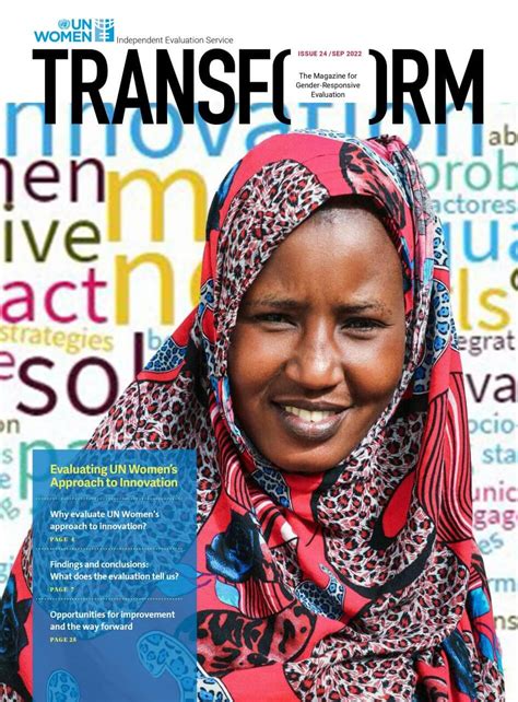 TRANSFORM The Magazine For Gender Responsive Evaluation Issue