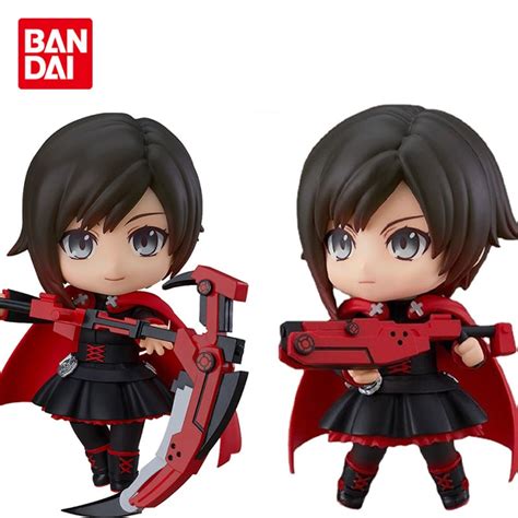 Gsc Genuine Nendoroid Rwby Ruby Rose Kawaii Joints Movable Anime Action