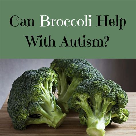 Can Broccoli Help With Autism Symptoms Good To Know Endometriosis