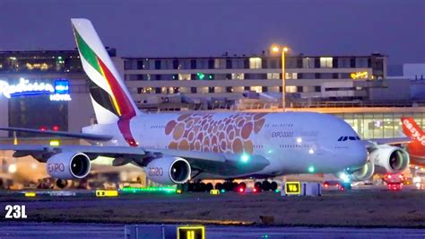 Ek18d Emirates Airlines Airbus A380 861 A6 Eea Orange Expo 2020 Livery