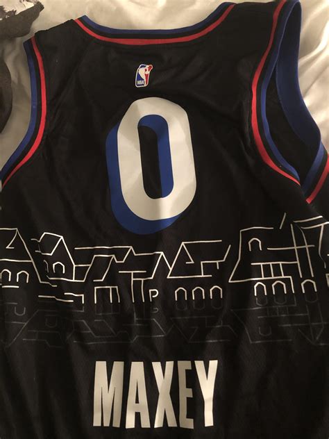 Im The Proud Owner Of A Almost Definitely Fake Tyrese Maxey City Edition Jersey Ama Rsixers