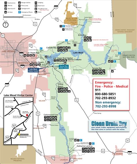 Filenps Lake Mead Printable Map Wikimedia Commons