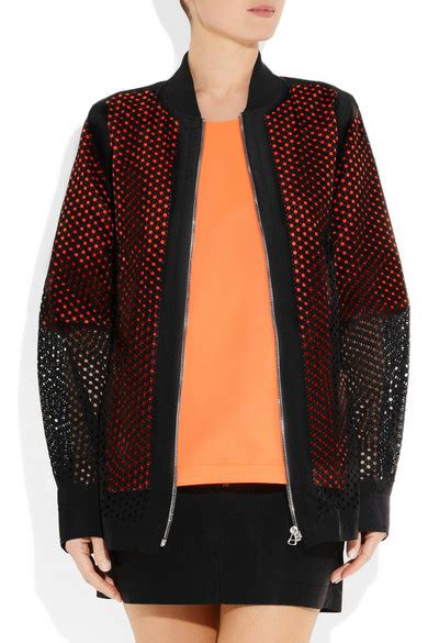 Alexander Wang Laser Cut Shell Jacket Net A Portercom