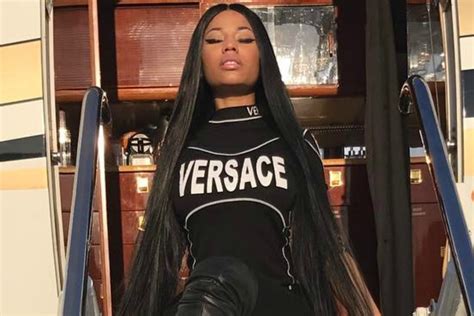 Nicki Minaj Wears Versace And Alexander Wang Boots On Instagram Footwear News