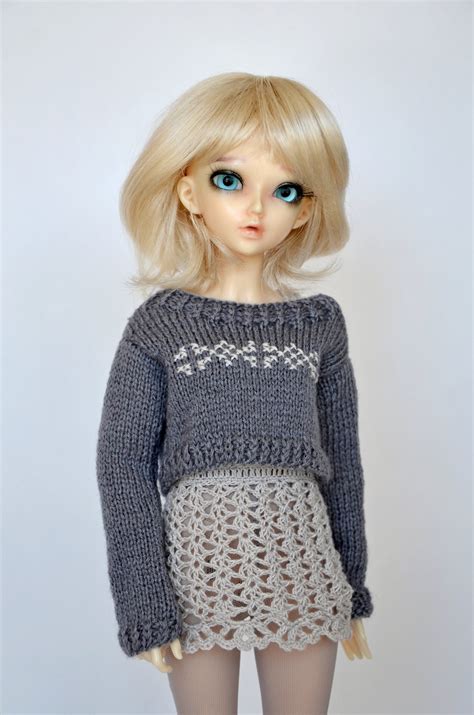 Short Sweater For Minifee Slim Msd 14 Bjd Dollfor People Etsy