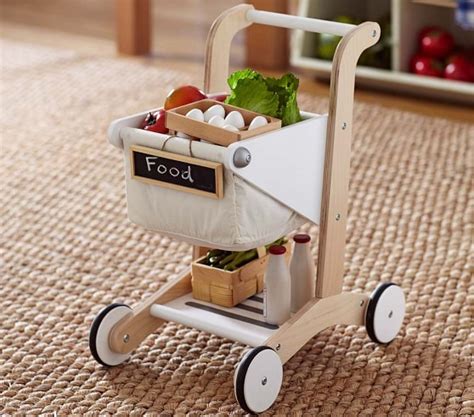 Wooden Shopping Cart Pottery Barn Kids