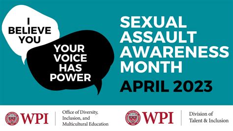 Wpi Recognizes Sexual Assault Awareness Month Worcester Polytechnic