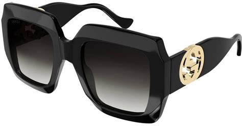 Gucci Gg1022s 001 Oversized Square Sunglasses In Black Lyst