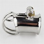 NEW Stainless Steel PA Lock Prince Albert Piercing Male Chastity Device ...