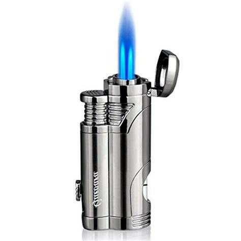 Cigar Torch Butane Lighters Fuel Refillable Lighter